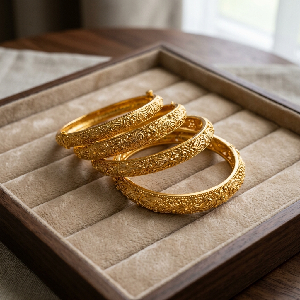 Royal Handcrafted Gold Kada